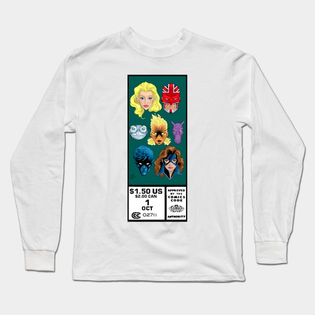 Classic heroes of Europe Long Sleeve T-Shirt by Next Universe Designs